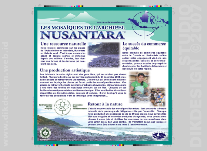 Nusantara Mosaics Poster