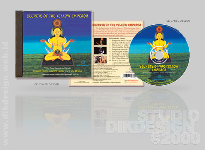 Secrets of the Yellow Emperor CD Cover Design
