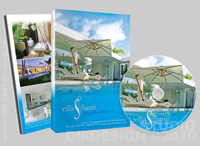 Villa Shanti CD Cover and Label Design