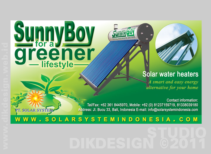 Solar System Advertising at BaliAdvertiser