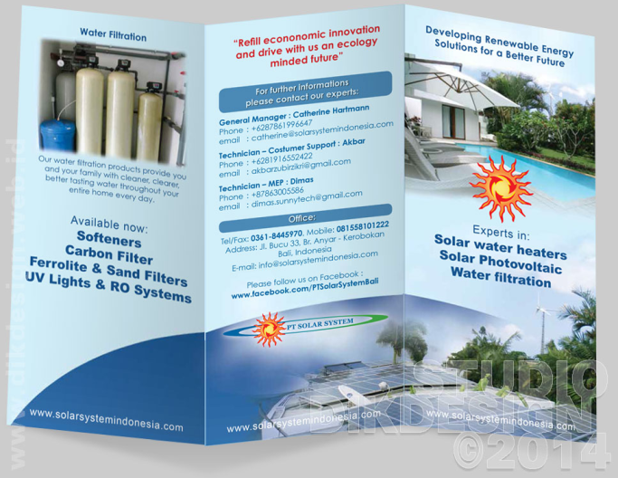 SunnyTech, developing Renewable Energy Solution for Better Future Brochure Design