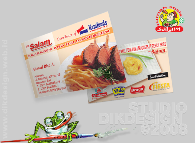 UD Salam Business Card