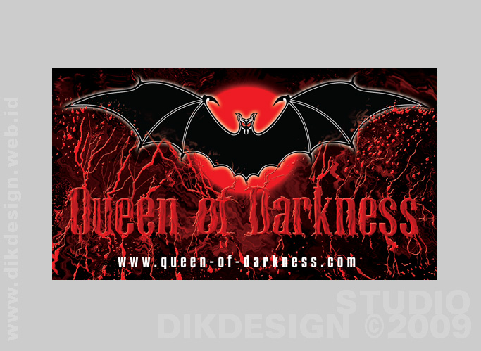 Queen of Darkness Christmas Card 2009