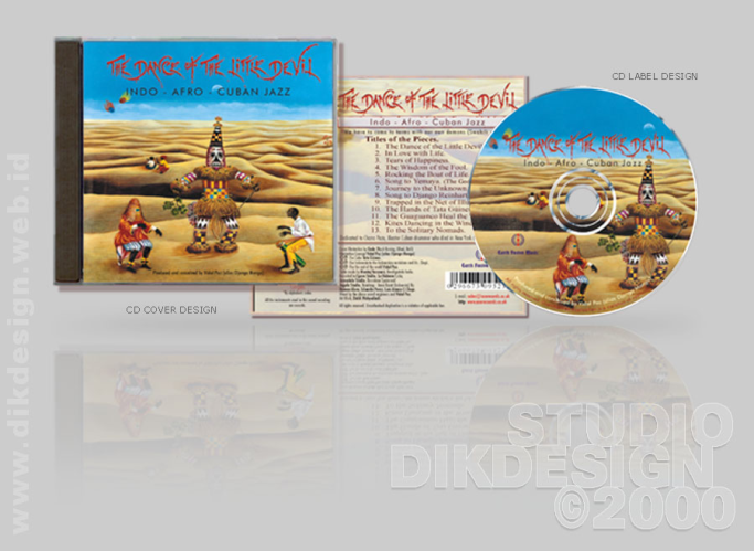 The Dance of the Little Devil CD Cover Design