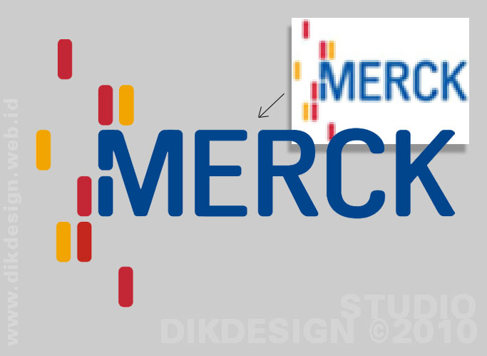 MERCK Redrawing logo